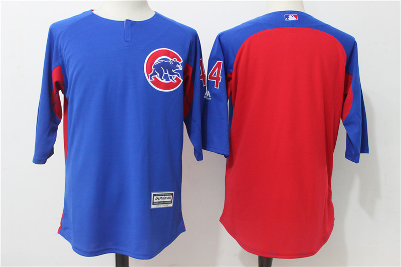 2017 MLB Chicago Cubs #44 Blue Practice clothes Jerseys->boston red sox->MLB Jersey
